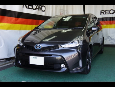 TOYOTA�@�v���E�X���i5�l���j�i2016�N�j�@�Ɂ@RECARO�i���J���j�@SR-7�@GK100�@BK/RED�@����