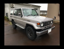 TOYOTA�@�����h�N���[�U�[70�@HZJ76V�@�Ɂ@RECARO�i���J���j�@SR-7F�@KK100�@BK�@A/R�@����