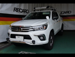 TOYOTA�@�n�C�����b�N�X�@�f�t�m125�i2018�N�j�@�Ɂ@RECARO�i���J���j�@SR-7�@KK100�@BK�@�V�[�g�q�[�^�[�t���@���@SR-7F�@KK100�@BK�@�V�[�g�q�[�^�[�t���@����