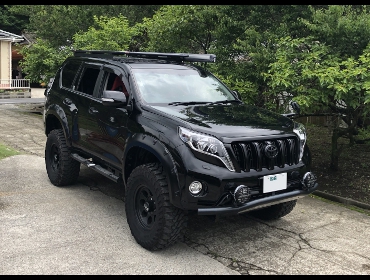 TOYOTA�@�����h�N���[�U�[�v���h150�@�����i2016�N�j�@�Ɂ@RECARO�i���J���j�@SR-7F�@GU100H�@RED�@�V�[�g�q�[�^�[�t���@�~���E�@����