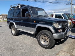 TOYOTA�@�����h�N���[�U�[�@78�v���h�@Y-KZJ78W�@�Ɂ@RECARO�i���J���j�@SR-7F�@GK100�@BK/RED�@�~���E�@����