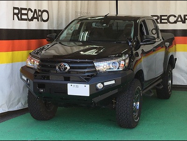 TOYOTA�@�n�C���b�N�X�@GUN125�i2017�N�j�@�Ɂ@RECARO�i���J���j�@SR-7F�@GU100�@�u���E���@�~���E�@����