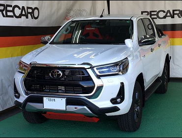 TOYOTA�@�n�C���b�N�X�@GUN125�i2020�N�j�@�Ɂ@RECARO�i���J���j�@SR-7F�@KK100�@RED�@�V�[�g�q�[�^�[�t���@����