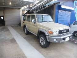 TOYOTA�@�����h�N���[�U�[70�Ĕ́@�Ɂ@RECARO�i���J���j�@�G���S���hMV�@BK�@����