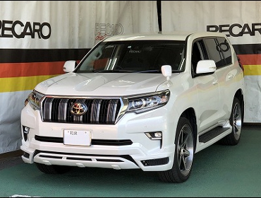 TOYOTA�@�����h�N���[�U�[�v���h�@150�i2019�N�j�@�Ɂ@RECARO�i���J���j�@SR-7F�@KK100�@BK�@�~���E�@����