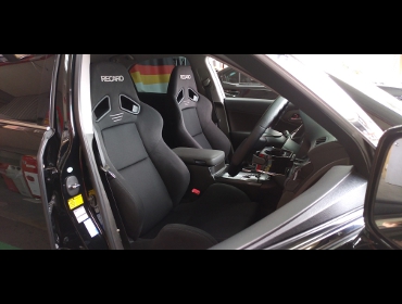 TOYOTA�@�N���E���A�X���[�g�@GRS204�i2008�N�j�@�Ɂ@RECARO�i���J���j�@SR-7�@GK100�@BK/BK�@���@SR-7F�@GK100�@BK/BK�@����