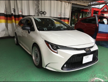 TOYOTA�@�J���[���c�[�����O�@NRE210W�i2020�N�j�@�Ɂ@RECARO�i���J���j�@SR-7�@GU100H�@�u���E���@�V�[�g�q�[�^�[�t���@�~���E�@����