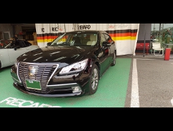 TOYOTA�@�N���E��H.V�@AWS210�i2013�N4���j�@�Ɂ@RECARO�i���J���j�@�G���S���hMV�@BK�@����