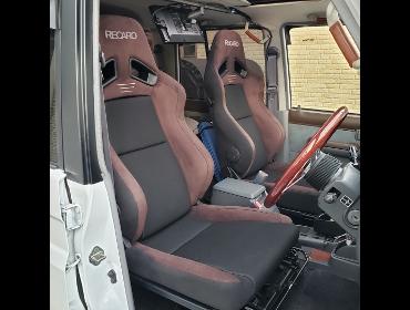 TOYOTA�@�����h�N���[�U�[�v���h�@KZJ78W�i1995�N�j�@�Ɂ@RECARO�i���J���j�@SR-7F�@GU100�@�u���E���@A/R�@�~���E�@����