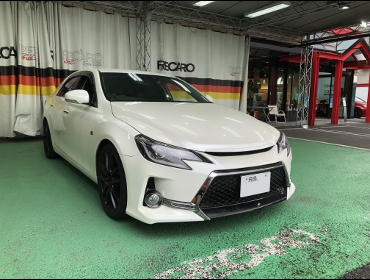 TOYOTA�@�}�[�NX�@�Ɂ@RECARO�i���J���j�@SR-7�@GK100�@BK/BK�@����