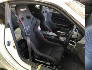 TOYOTA�@86�@ZN6�i2019�N�j�@�Ɂ@RECARO�i���J���j�@RS-G�@GK�@BK/BK�@�V�[�g�q�[�^�[�t���@���@SR-6�@GK100S�@�V�[�g�q�[�^�[�t���@����