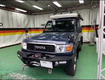 TOYOTA�@�����h�N���[�U�[�@GRJ76K�i2014�N�j�@�Ɂ@RECARO�i���J���j�@SR-7�@GGU100�@BK�@���@SR-7F�@GU100�@BK�@����