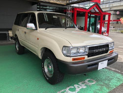 TOYOTA�@�����h�N���[�U�[80�@FZJ80G�i1996�N�j�@�Ɂ@RECARO�i���J���j�@SR-7�@GU100H�@BK�@���@SR-7F�@GU100H�@BK�@����
