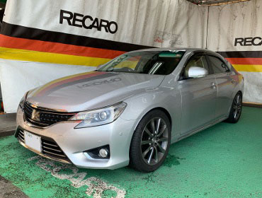 TOYOTA�@�}�[�NX�@GRX133�i2012�N�j�@�Ɂ@RECARO�i���J���j�@TS-G�@GK�@BK/RED�@�V�[�g�q�[�^�[�t���@����