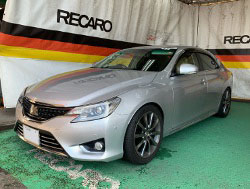 TOYOTA�@�}�[�NX�@GRX133�i2012�N�j�@�Ɂ@RECARO�i���J���j�@TS-G�@GK�@BK/RED�@�V�[�g�q�[�^�[�t���@����