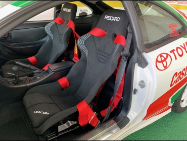 TOYOTA�@�Z���J�@GT-Four�@ST205�i1996�N�j�@�Ɂ@RECARO�i���J���j�@RS-GS�@BK�@���@RS-GS�@BK�@����