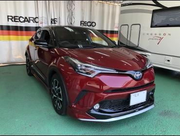 TOYOTA�@CHR�@�Ɂ@RECARO�i���J���j�@�X�|�[�c�X�^�[GK100H�@RED�@�~���E�@����