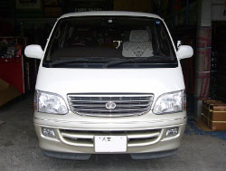 TOYOTA�@100�n�n�C�G�[�X�@�Ɂ@RECARO�i���J���j�@SR-7F�@GU100H�@�u���E���@���ʃV���[�g���H�@����