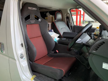 TOYOTA�@�����X�n�C�u���b�h�i2022�N�j�@�Ɂ@RECARO�i���J���j�@SR-7F�@GU100H�@BK�@�V�[�g�q�[�^�[�t���@����