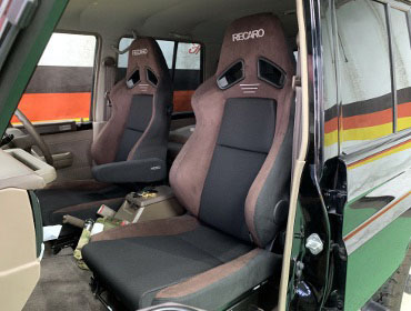 TOYOTA�@�����h�N���[�U�[�@HZJ77�i1995�N�j�@�Ɂ@RECARO�i���J���j�@SR-7F�@GU100�@�u���E���@�~���E�@����