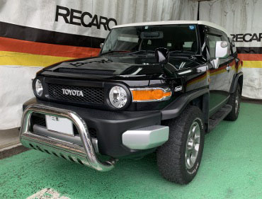 TOYOTA�@FJ�N���[�U�[�@�Ɂ@RECARO�i���J���j�@�N���X�X�|�[�c�X�^�[�@LL210H�@BK�@����