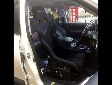 TOYOTA�@�����h�N���[�U�[�v���h150�@GDJ150W�i2019�N�j�@�Ɂ@RECARO�i���J���j�@RS-G�@GK�@BK/BK�@�V�[�g�q�[�^�[�t���@����