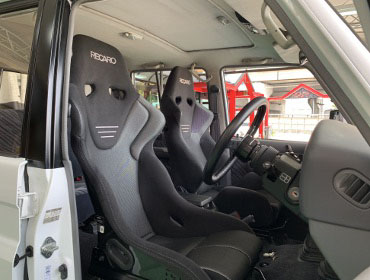 TOYOTA�@�����h�N���[�U�[70�n�i1993�N�j�@�Ɂ@RECARO�i���J���j�@RS-G�@GK�@BK/SIL�@����