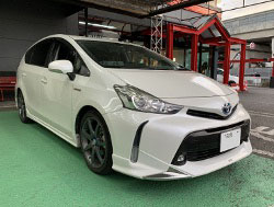 TOYOTA�@�v���E�X���i2017�N�j�@�Ɂ@RECARO�i���J���j�@�N���X�X�|�[�c�X�^�[CL210H�@BK�@�~���E�@����