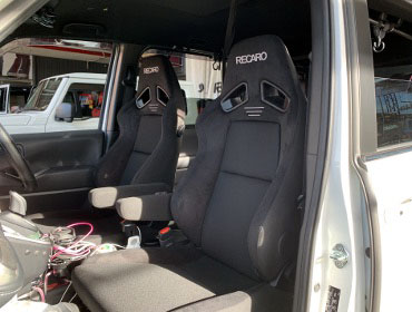 TOYOTA�@�m�A�@90�i2023�N�j�@�Ɂ@RECARO�i���J���j�@SR-7F�@GU100H�@BK�@A/R�@�V�[�g�q�[�^�[�t���@�~���E�@����