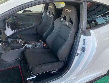 TOYOTA�@GR�����X�i�����V�[�g�q�[�^�[�����ԁj�@GXPA16�@�Ɂ@RECARO�i���J���j�@SR-7F�@GK100H�@BK/BK�@�V�[�g�q�[�^�[�t���@�~���E�@����