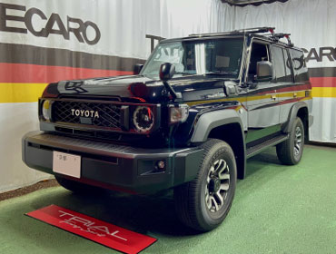 TOYOTA�@�����h�N���[�U�[�@GDJ76W�@�Ɂ@RECARO�i���J���j�@�G���S���hMV�@BK�@�V�[�g�q�[�^�[�t���@����