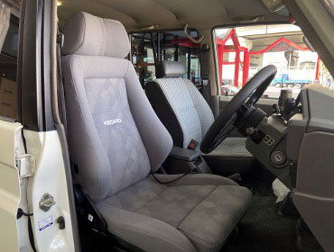 TOYOTA�@�����h�N���[�U�[�@PZJ77V�i1992�N�j�@�Ɂ@RECARO�i���J���j�@�G���S���hMV�@�O���C�@����
