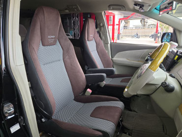 TOYOTA�@�G�X�e�B�}�@ACR50�i2008�N�j�@�Ɂ@RECARO�i���J���j�@LX-F�@WU110�@A/R�@�u���E���@���@LX-F�@WU110H�@A/R�@�u���E���@�V�[�g�q�[�^�[�t���@����