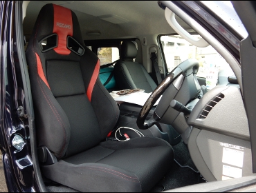 RECARO�i���J���V�[�g�j�@RECARO�i���J���V�[�g�j�@TOYOTA�@�n�C�G�[�X�Ƀ��J���@SR-7F�@Lassic RED/RED�@����