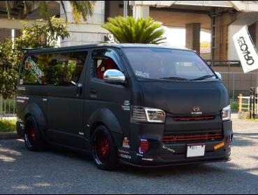 TOYOTA�@�n�C�G�[�X��RECARO�i���J���j�@�X�|�[�c�X�^�[LL100H���U�[SE�@RED���U�[�@�~6�r�@����