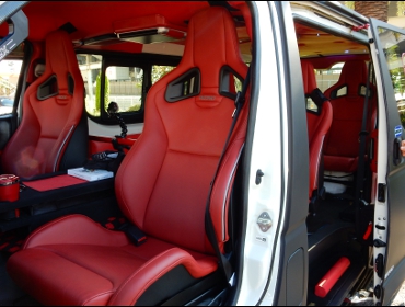 TOYOTA�@�n�C�G�[�X��RECARO�i���J���j�@�X�|�[�c�X�^�[LL100H���U�[SE�@RED���U�[�@�~6�r�@����