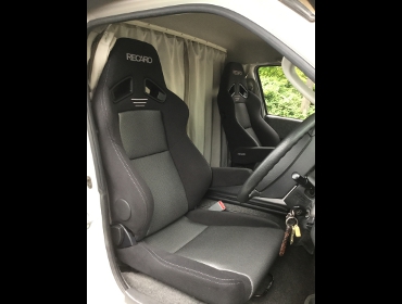 RECARO�i���J���V�[�g�j�@TOYOTA�@�n�C�G�[�X200�n�@�L�����s���O���C�hGL��RECARO�i���J���j�@SR-7F�@GK100 BK/SIL�@A/R�@�~2�r�@����
