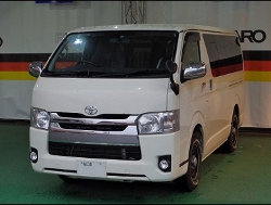 TOYOTA�@�n�C�G�[�X�@200�n�@�Ɂ@RECARO�i���J���j�@LX-F�@IN110�@�O���C�@A/R�@����