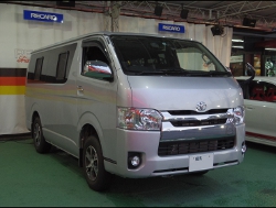 TOYOTA�@�n�C�G�[�X�@�Ɂ@RECARO�i���J���j�@�I���\�y�hAN220HV�@BK�@���@�G���S���hMV�@BK�@�V�[�g�q�[�^�[�t���@����