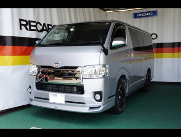 TOYOTA�@�n�C�G�[�X�o��200�n�@5�^�@�X�[�p�[GL�@�f�B�[�[���@�W���{�f�B�i2018�N�j�@�Ɂ@RECARO�i���J���j�V�[�g����