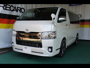 TOYOTA�@�n�C�G�[�X5�^�@�i���[�@�f�B�[�[���@�Ɂ@RECARO�i���J���j�@SR-7F�@���V�b�N�@A/R�@BK�@�~2�r�@����