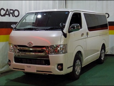 TOYOTA�@�n�C�G�[�X�@�o���@TRH200V�i2018�N�j�@�Ɂ@RECARO�i���J���j�@SR-7F�@GK100�@BK/BK�@�A�[�����X�g�t���@�~2�r�@����