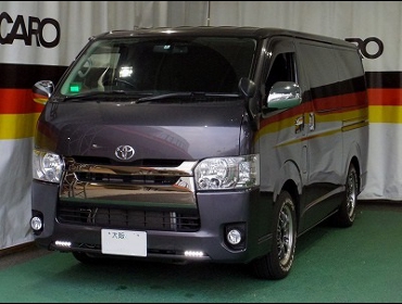 TOYOTA�@�n�C�G�[�X�@200�n�@�Ɂ@RECARO�i���J���j�@�I���\�y�hAN220HV�@���@�G���S���hMV�@BK�@�V�[�g�q�[�^�[�t���@����