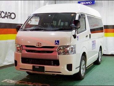 TOYOTA�@�n�C�G�[�X�@�Ɂ@RECARO�i���J���j�@�I���\�y�hAN22HV�@BK�@����