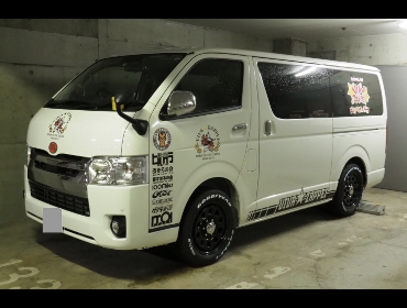 TOYOTA�@200�n�n�C�G�[�X�@�W���K�\�����ԁ@�Ɂ@RECARO�i���J���j�@SR-7F�@GK100�@BK/RED�@A/R�@�V�[�g�q�[�^�[�t���@�~���E�@����