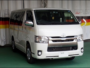 TOYOTA�@�n�C�G�[�X�@�Ɂ@RECARO�i���J���j�@SR-7F�@GK100�@BK/BK�@�V�[�g�q�[�^�[�t���@����