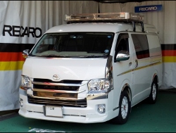 RECARO�i���J���V�[�g�j�@TOYOTA�@�n�C�G�[�X�@200�n�@�Ɂ@RECARO�i���J���j�@�I���\�y�hDL220HV�@�~���E�@����