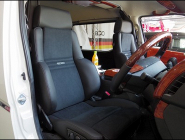 RECARO�i���J���V�[�g�j�@TOYOTA�@�n�C�G�[�X�@200�n�@�Ɂ@RECARO�i���J���j�@�I���\�y�hDL220HV�@�~���E�@����