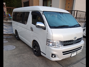 TOYOTA�@�n�C�G�[�X���S���@200�n�@�Ɂ@RECARO�i���J���j�@�G���S���hMV�@BK�@�V�[�g�q�[�^�[�t���@����