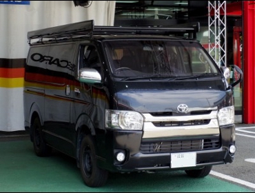 TOYOTA�@�n�C�G�[�X�i2015�N�j�@�Ɂ@RECARO�i���J���j�@SR-7F�@Lassic�@BK���U�[�@�A�[�����X�g�t���@����